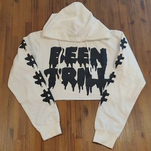 NWT Been Trill Women's Crop Hoodie